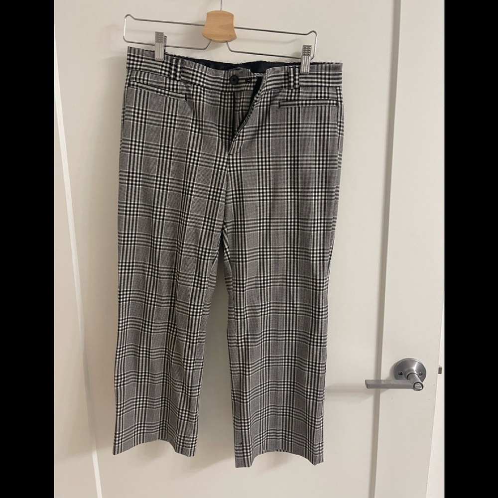 Black & White Check Pants